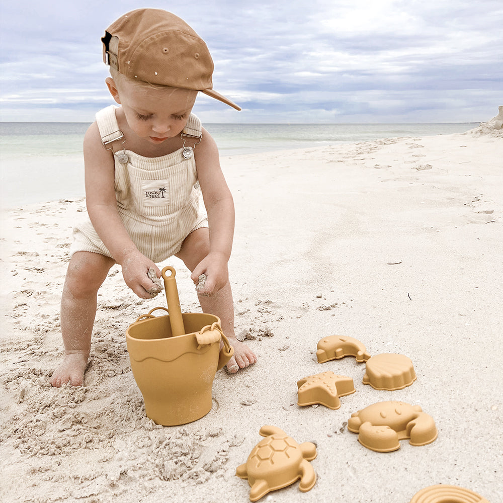Silicone Bucket & Spade Set - Mustard – CollectiveByJaim