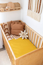 Load image into Gallery viewer, Kiin Mustard Fitted Cot Sheet
