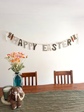 Load image into Gallery viewer, 'Happy Easter' Letter Bunting - Olive/Neutral