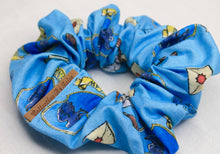 Load image into Gallery viewer, Small Blue Scrunchie