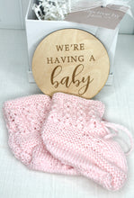 Load image into Gallery viewer, Light Pink Baby Announcement Box