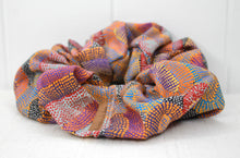 Load image into Gallery viewer, Large Indigenous Rayon Scrunchie
