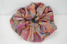 Load image into Gallery viewer, Medium Indigenous Rayon Scrunchie