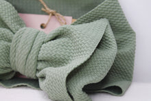 Load image into Gallery viewer, Sage Cindy Baby Headband