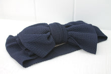 Load image into Gallery viewer, Navy Cindy Baby Headband