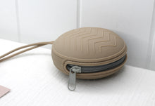 Load image into Gallery viewer, Taupe Zipper Silicone Dummy Holder