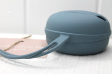 Load image into Gallery viewer, Dusty Blue Silicone Dummy Holder