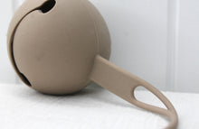 Load image into Gallery viewer, Taupe Round Silicone Dummy Holder