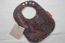 Load image into Gallery viewer, Water Dreaming Warlu Brown Bib