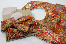 Load image into Gallery viewer, Goanna Dreaming Headband &amp; Bib Set