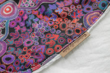 Load image into Gallery viewer, Emu Dreaming Warlu Black Headband &amp; Bib Set