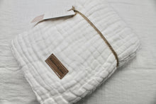 Load image into Gallery viewer, White Six Layer Muslin Blanket