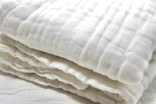 Load image into Gallery viewer, White Six Layer Muslin Blanket