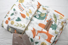 Load image into Gallery viewer, Forrest Double Sided Bamboo &amp; Cotton Blanket