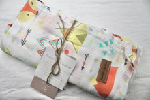 Load image into Gallery viewer, Fox &amp; Bear Bamboo &amp; Cotton Swaddle