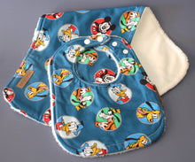 Load image into Gallery viewer, Maddox Bib &amp; Burp Cloth Gift Box