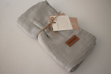 Load image into Gallery viewer, Greyson Grey Bamboo &amp; Cotton Swaddle