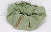 Load image into Gallery viewer, Large Sweet Pea Linen Scrunchie