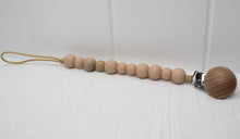 Load image into Gallery viewer, Nude Pink Silicone &amp; Beechwood Dummy Clip