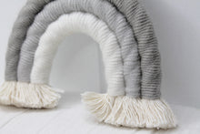 Load image into Gallery viewer, Grey Macrame Rainbow
