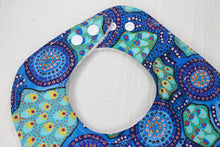 Load image into Gallery viewer, Water Dreaming Warlu Blue Bib
