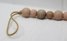 Load image into Gallery viewer, Nude Pink Silicone &amp; Beechwood Dummy Clip