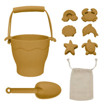 Load image into Gallery viewer, Silicone Bucket &amp; Spade Set - Mustard