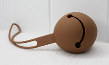 Load image into Gallery viewer, Chocolate Round Silicone Dummy Holder