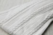 Load image into Gallery viewer, White Cable Baby Headband