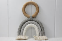 Load image into Gallery viewer, Grey Macrame Rainbow