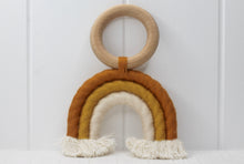 Load image into Gallery viewer, Mustard Macrame Rainbow