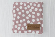 Load image into Gallery viewer, Dusty Pink Splot Square Wipe