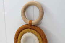 Load image into Gallery viewer, Mustard Macrame Rainbow