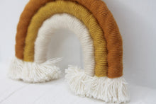 Load image into Gallery viewer, Mustard Macrame Rainbow