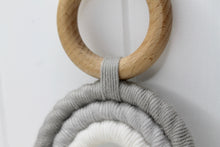 Load image into Gallery viewer, Grey Macrame Rainbow