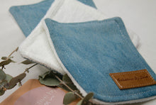 Load image into Gallery viewer, Denim Reusable Wipes Set
