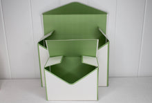 Load image into Gallery viewer, Envelope Box White &amp; Sage Green