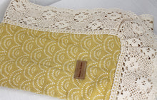 Load image into Gallery viewer, Imogen Bamboo &amp; Cotton Vintage Lace Blanket