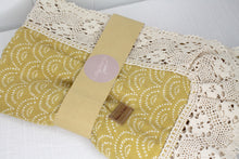 Load image into Gallery viewer, Imogen Bamboo &amp; Cotton Vintage Lace Blanket