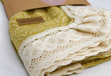 Load image into Gallery viewer, Rhain Bamboo &amp; Cotton Vintage Lace Blanket