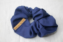 Load image into Gallery viewer, Small Navy Scrunchie