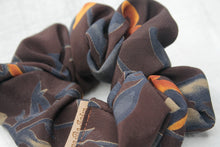 Load image into Gallery viewer, Medium Floral Crepe Scrunchie