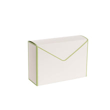 Load image into Gallery viewer, Envelope Box White &amp; Sage Green